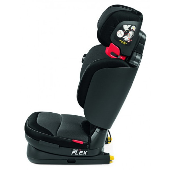 Peg Perego Viaggio 2-3 Flex Κάθισμα Αυτοκινήτου με Isofix 15-36Kg Crystal Black