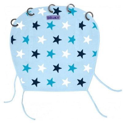 Dooky Υφασμάτινο Σκίαστρο Καροτσιού με UV προστασία Blue Stars