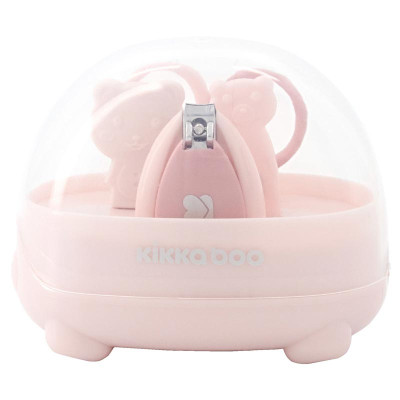 Kikka Boo Παιδικό Σετ Περιποίησης Νυχιών Bear Pink 31303040061