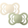 Bibs Πιπίλες 2τμχ Supreme Silicone No1 Symmetrical Iron/Sage