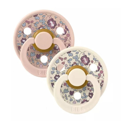 Bibs Πιπίλες 2τμχ Colour Liberty Eloise Latex No1 Blush Mix