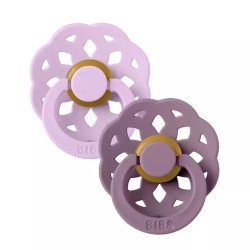 Bibs Πιπίλες 2τμχ Boheme Latex No2 Violet Sky/Mauve