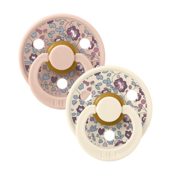 Bibs Πιπίλες 2τμχ Colour Liberty Eloise Latex No2 Blush Mix