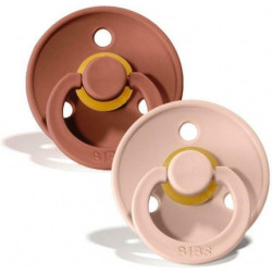 Bibs Πιπίλες 2τμχ Colour Latex Woodchuck/Blush No1