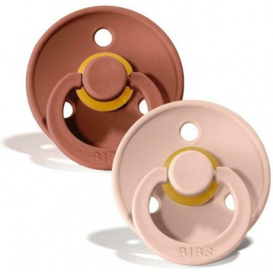 Bibs Πιπίλες 2τμχ Colour Latex Woodchuck/Blush No1