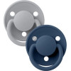 Bibs Πιπίλες De Lux One Size Silicone 2τμχ Cloud/Steel Blue Bibs Πιπίλες De Lux One Size Silicone 2τμχ Cloud/Steel Blue