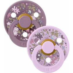 Bibs Πιπίλες 2τμχ Liberty Colour Latex No1 Chamomile Lawn Violet Sky Mix