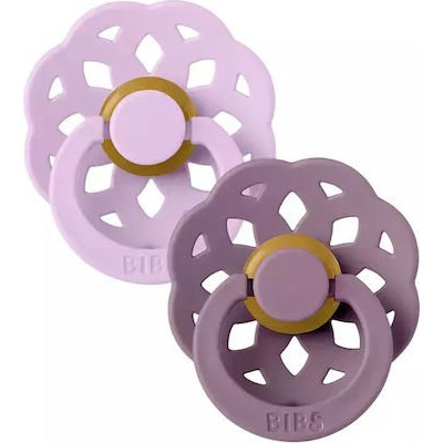 Bibs Πιπίλες 2τμχ Boheme Latex No1 Violet Sky/Mauve