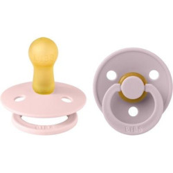 Bibs Πιπίλες 2τμχ Colour Latex No2 Blossom/Dusty Lilac