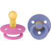 Bibs Πιπίλες 2τμχ Colour Latex No1 Bubblegum/peri