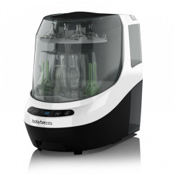 Baby Brezza Bottle Washer Pro & Sterilizer Portable Noir et Blanc