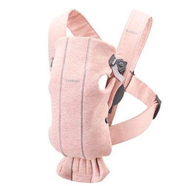BabyBjorn Μάρσιπος Mini 3D Jersey Light Pink