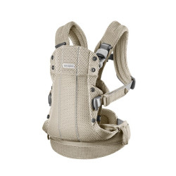 BabyBjorn Μάρσιπος Harmony 3D Mesh, Grey Beige