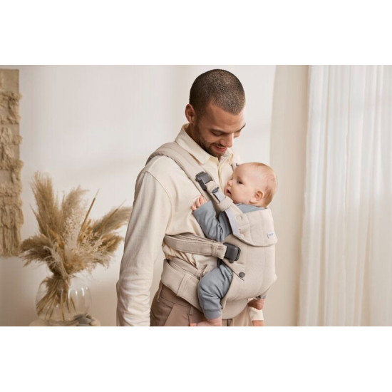 BabyBjorn Μάρσιπος Harmony Woven Melange, Light beige