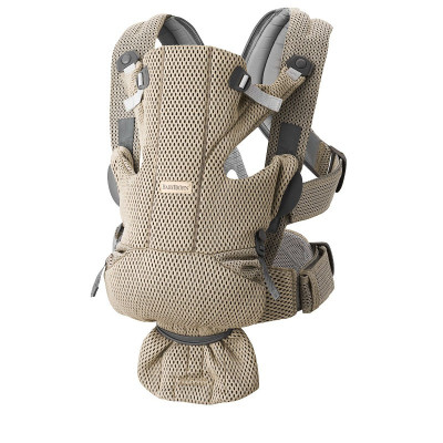 BabyBjorn Μάρσιπος Move 3D Mesh Grey Beige