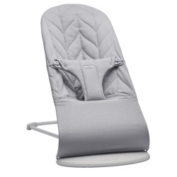 BabyBjorn Ρηλάξ Bliss, Cotton Petal quilt, Light Grey