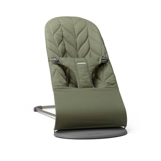 BabyBjorn Ρηλάξ Bliss, Woven, Petal quilt, Dark Green