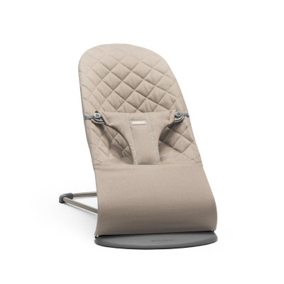 BabyBjorn Ρηλάξ Bliss, Woven, Classic quilt, Sand Grey