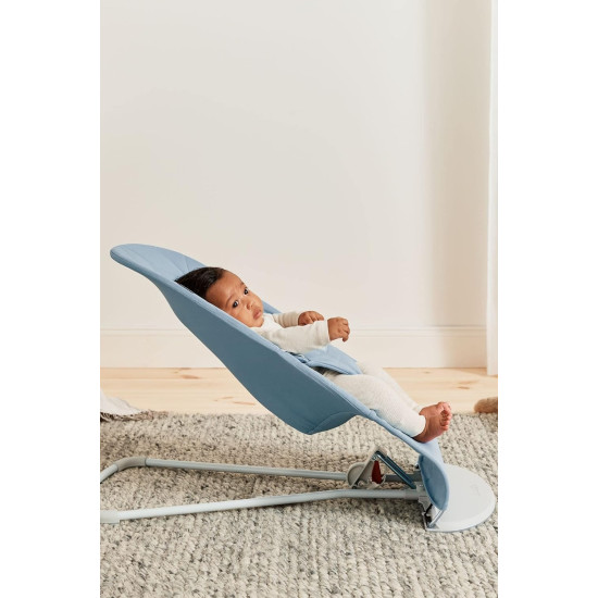 BabyBjorn Ρηλάξ Bliss, Woven, Petal quilt, Blue