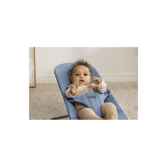 BabyBjorn Ρηλάξ Bliss, Woven, Melange, Blue
