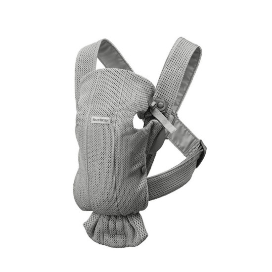 BabyBjorn Μάρσιπος Mini 3D Mesh Grey