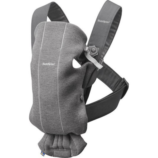 BabyBjorn Μάρσιπος Mini 3D Jersey Dark Grey BabyBjorn Μάρσιπος Mini 3D Jersey Dark Grey