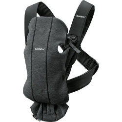 BabyBjorn Μάρσιπος Mini 3D Jersey Charcoal Grey