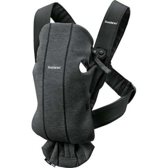 BabyBjorn Μάρσιπος Mini 3D Jersey Charcoal Grey