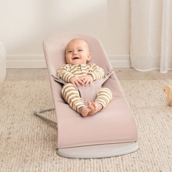 BabyBjorn Ρηλάξ Bliss, Woven, Melange, Light Pink