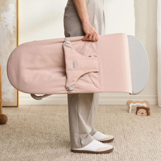 BabyBjorn Ρηλάξ Bliss, Woven, Melange, Light Pink