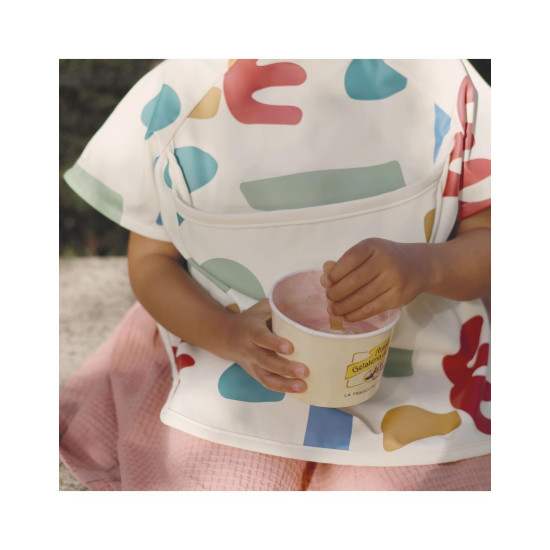 Beaba Σαλιάρα  2 σε 1 με αφαιρούμενα Μανίκια Playful