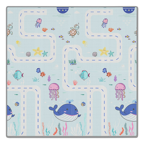 Bebe Stars Χαλάκι Δραστηριοτήτων Διπλής Όψης 150x150cm