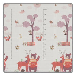 Bebe Stars Χαλάκι Δραστηριοτήτων Διπλής Όψης 150x150cm