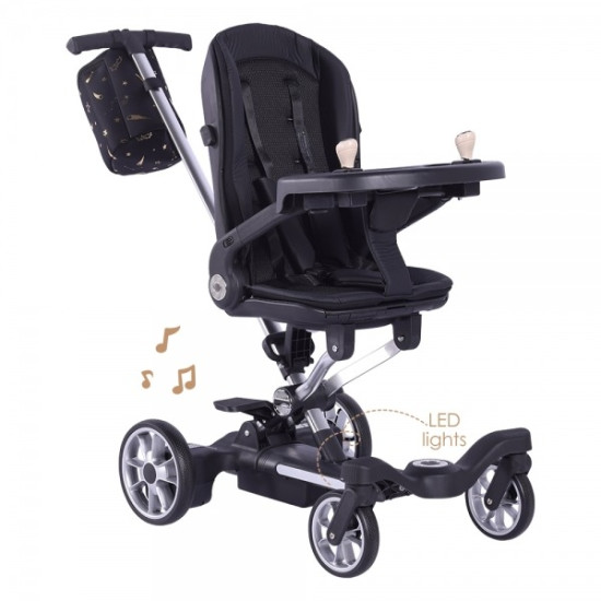 Bebe Stars Ηλεκτρικό Καρότσι Smart Ride Mαύρο