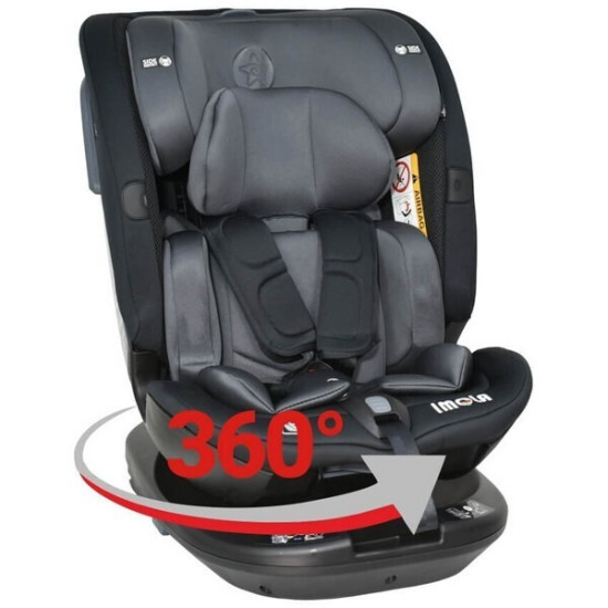 Bebe Stars Κάθισμα Αυτοκινήτου Imola Isofix i-size 360 Black