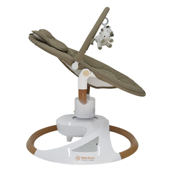 Bebe Stars Ηλεκτρική Κούνια Snuggle Natural Beige