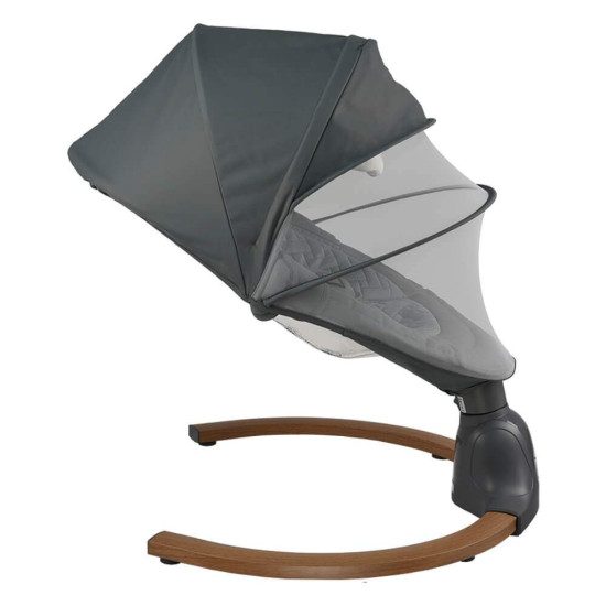 Bebe Stars Ηλεκτρική Κούνια Fluffy Smoked Grey