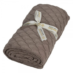 Bebe Stars Πλεκτή Κουβέρτα Κρεβατιού Beige