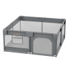 Bebe Stars Παρκοκρέβατο Τετράγωνο 150x150cm Playzen Grey