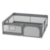 Bebe Stars Παρκοκρέβατο Ορθογώνιο 200x180cm Playzen Grey