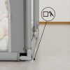 Bebe Stars Παρκοκρέβατο Ορθογώνιο 200x180cm Playzen Grey