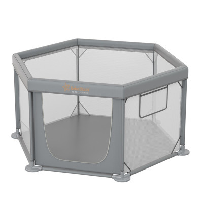 Bebe Stars Παρκοκρέβατο Πολύγωνο Nestilo Grey