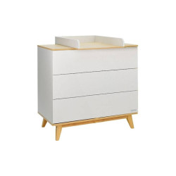 Bebe Stars Παιδική Συρταριέρα Αλλαξιέρα Cappuccino 460-12