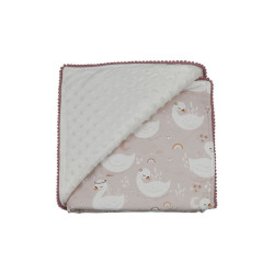 Bebe Stars Κουβέρτα Αγκαλιάς Minky Swan