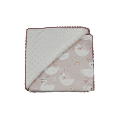 Bebe Stars Κουβέρτα Αγκαλιάς Minky Swan