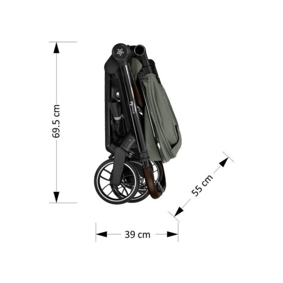 Bebe Stars Πολυκαρότσι Mirage 2 in 1 Grey