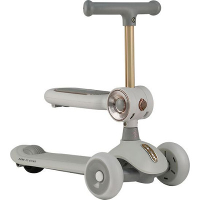 Bebe Stars Πατίνι XRide 2 in 1 Grey