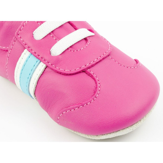 Bobux Soft sole Δερμάτινο Βρεφικό Παπούτσι Sport Classic Pink