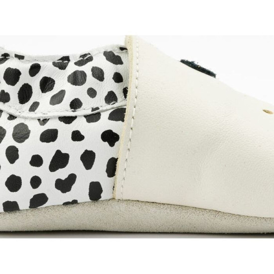 Bobux Soft sole Δερμάτινο Βρεφικό Παπούτσι Dalmatian Vanilla