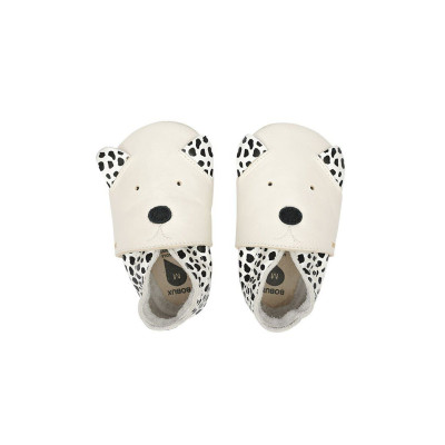 Bobux Soft sole Δερμάτινο Βρεφικό Παπούτσι Dalmatian Vanilla